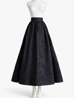 Formal Skirt by Sully Bonnelly Avante Garde Pleated Floor Length Evening Size 8